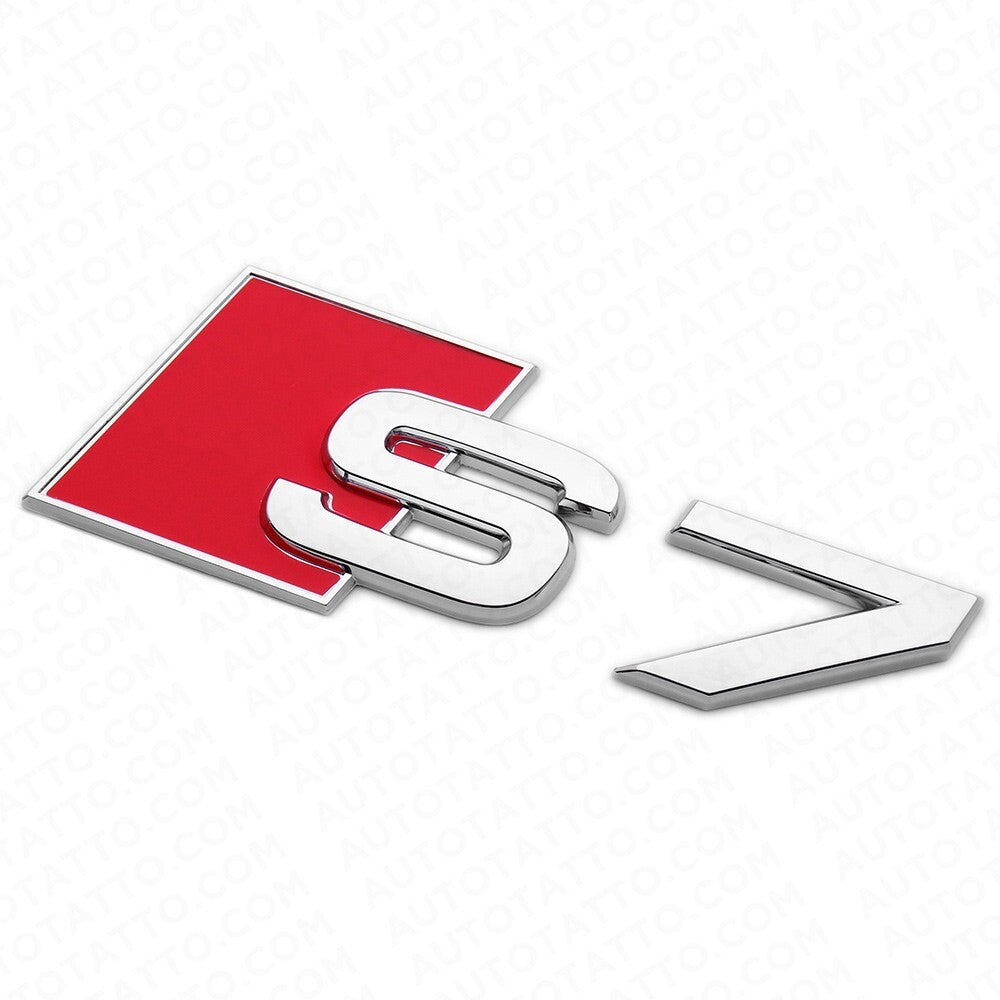 Audi S7 Rear Trunk Badge - Chrome