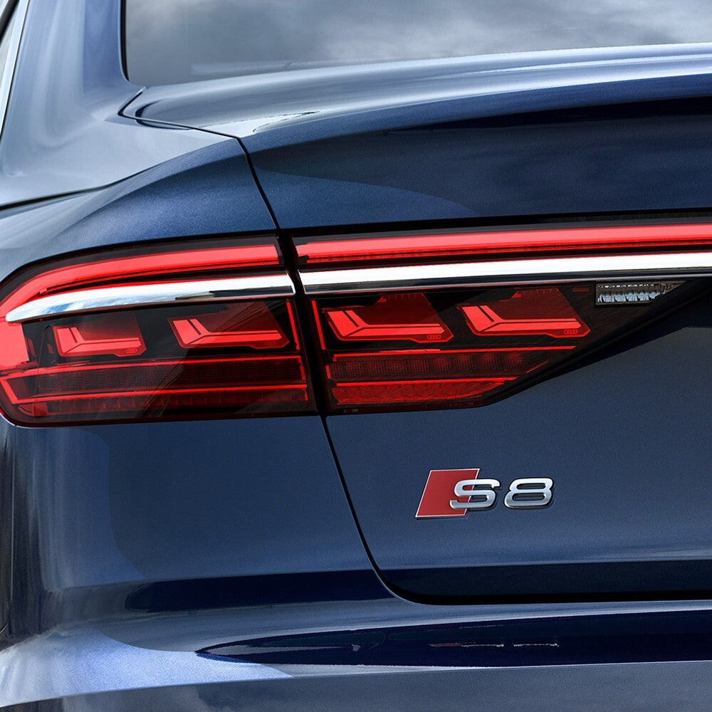 Audi S8 Rear Trunk Badge - Chrome