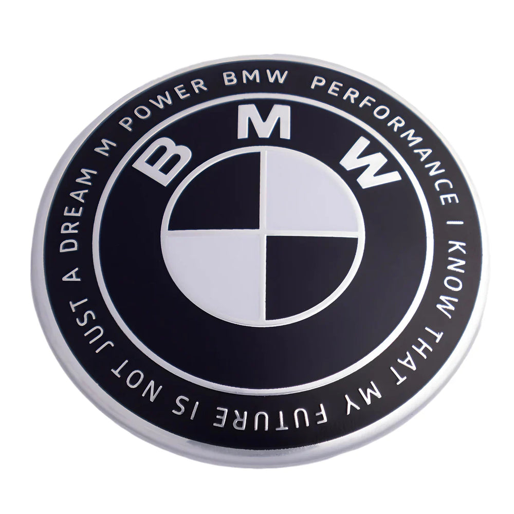 BMW 50th Anniversary Emblem - Black & White